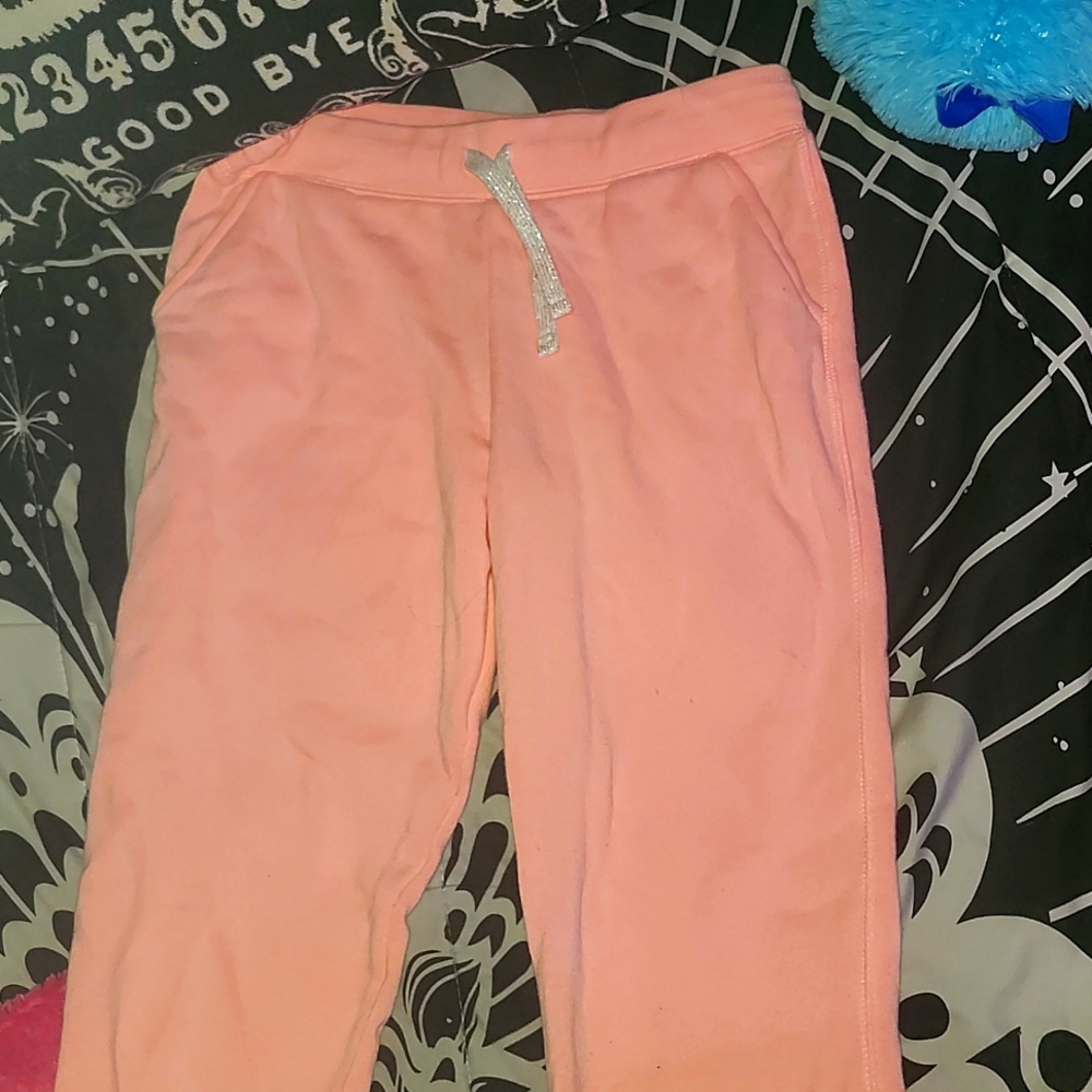 Pink sweatpants